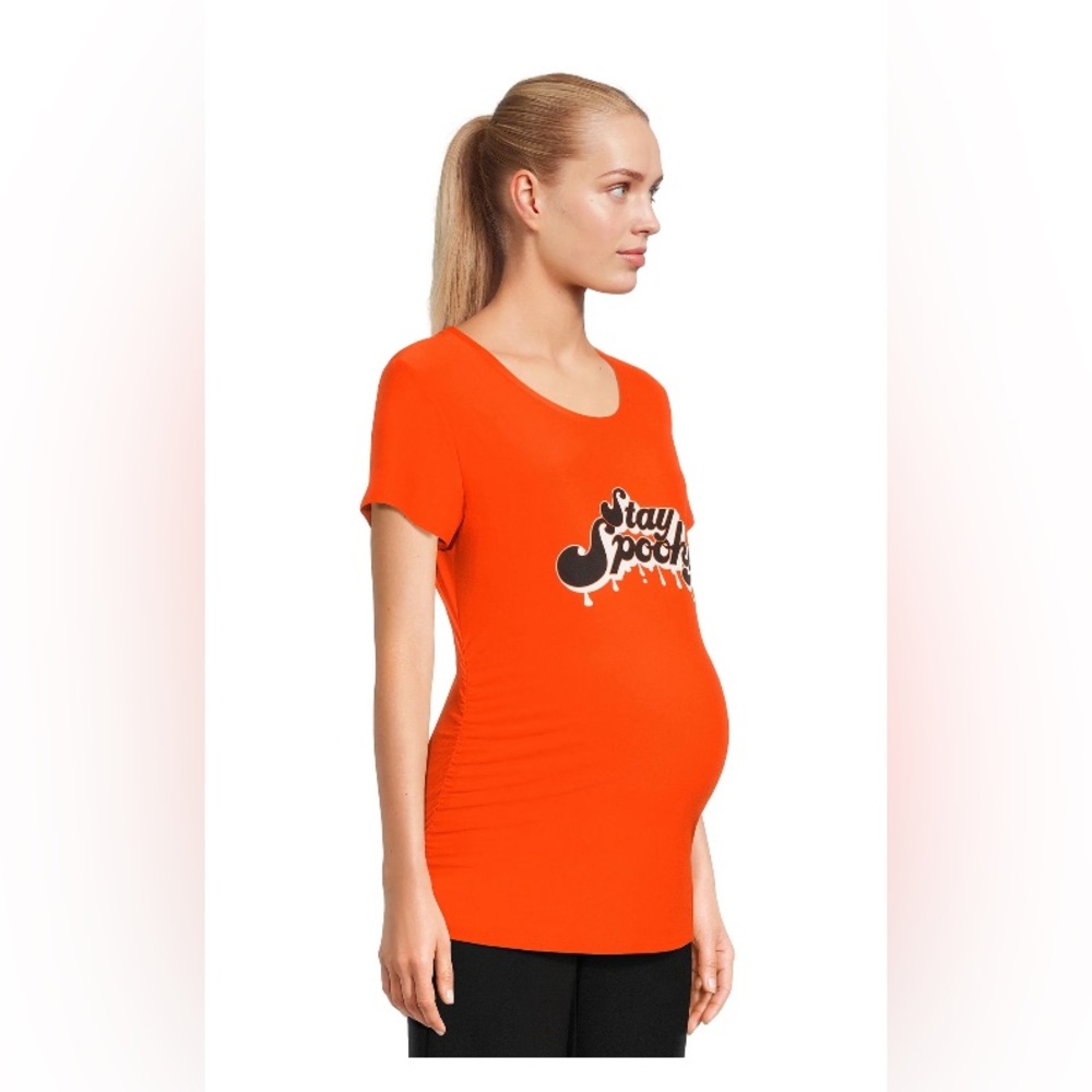 Time and Tru women’s maternity graphic tee; size: S(4-6)